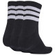 Adidas Κάλτσες 3-Stripes Cushioned Essentials Mid Cut Socks 3 pairs
